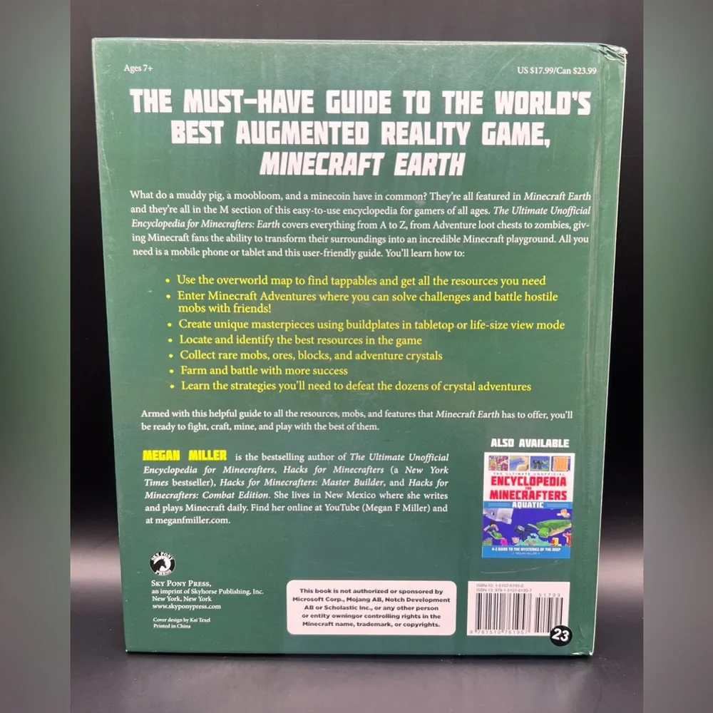Minecraft-The Ultimate Unofficial Encyclopedia for Minecrafters-Earth, Pre-Owned